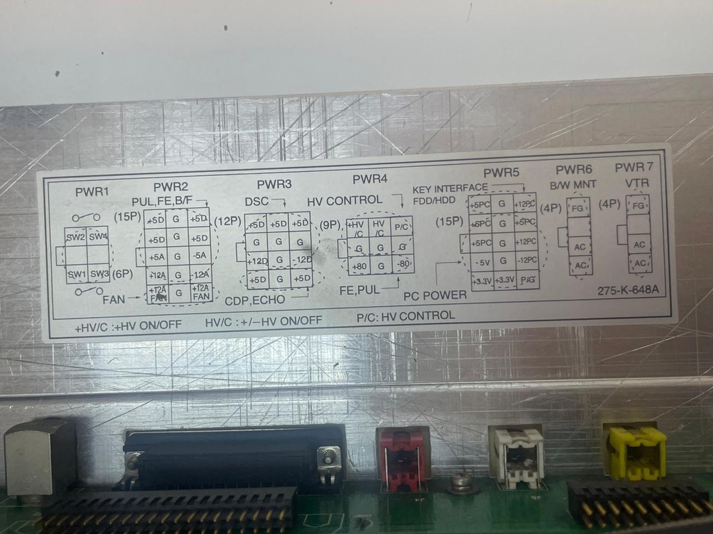 MEDISON 322-02-018-4A  REAR PANEL (M) 1 LAYER for X- Ray Machine SA 8800 REAR-IU