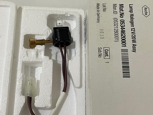 [OSM0000055] Lamp Halogen 12V\20W Assay Man.ID 0532128000,Mat.No 05344620001 Cobas Roche