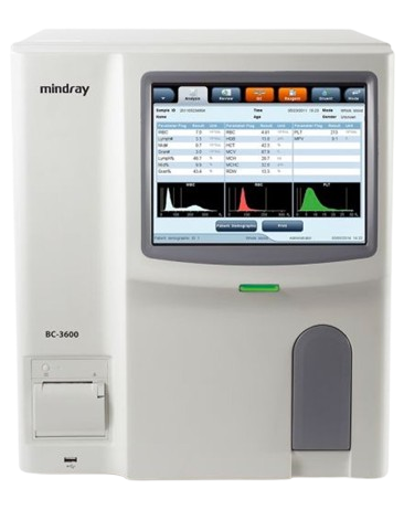 [OSM000145] Mindray BC-3600 Hematology CBC plus 3-part differential, 16 parameters + 3 histograms